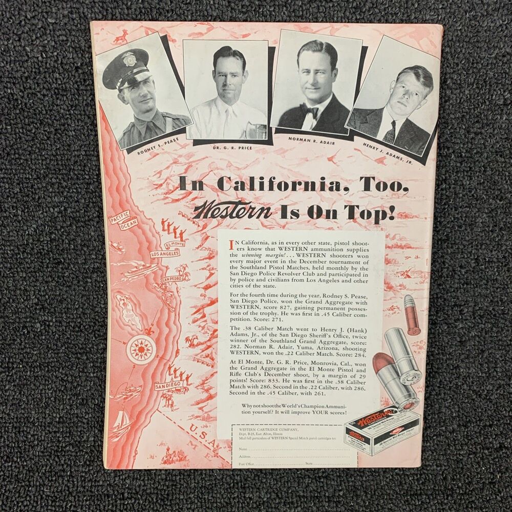 Vintage The American Rifleman Magazine February 1937 Sporting Hunting Firearms - Picture 3 of 8